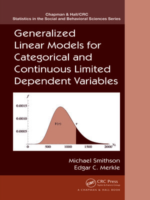 cover image of Generalized Linear Models for Categorical and Continuous Limited Dependent Variables